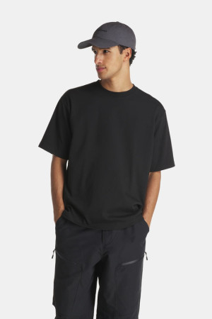 Snow Peak New Standard Back Printed Logo T-shirt Zwart M