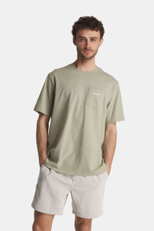 Patagonia Boardshort Logo Organic Pocket T-Shirt Groen XXL