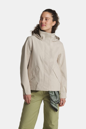 Didriksons Mabel Hardshell Jas Dames Bruin 40