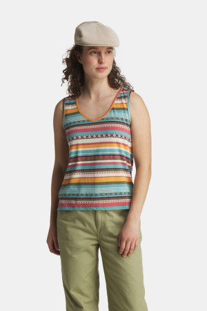 Sherpa Neha V-Neck Tank Top Dames Blauw L