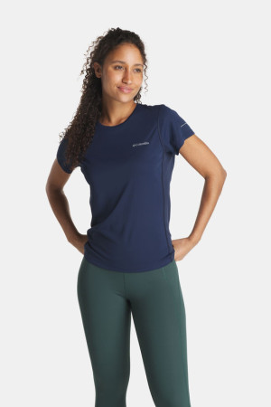 Columbia Zero Rules Light Crew T-shirt Dames Blauw XS