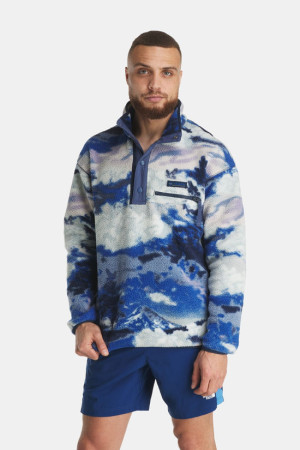 Columbia Helvetia II Printed Fleece Blauw L