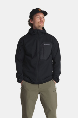 Columbia Tall Heightsâ„¢ III Hooded Softshell Jas Zwart S
