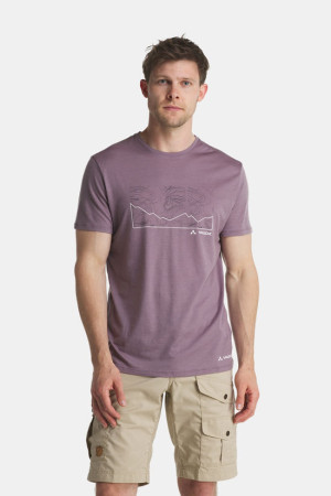 Vaude Tekoa Wool T-Shirt Paars M