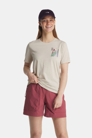 Peak Performance Explore Graphic T-shirt Dames Bruin M