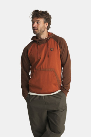 E9 SQU-DUB Longsleeve Hoodie Oranje L