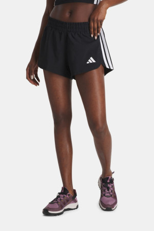 adidas Pacer Workout Woven 2-in-1 Short Dames Zwart XS