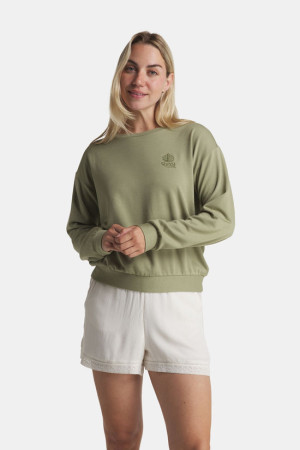 Roxy Surfing By Moonlight Trui Dames Groen S