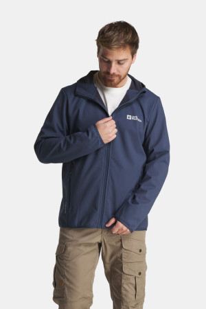 Jack Wolfskin Bornberg Hoody Softshell Jas Blauw XXL