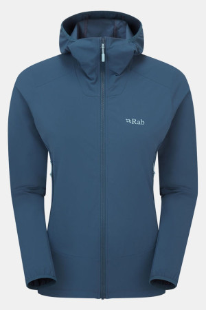 Rab Borealis Hoody Softshell Jas Dames Blauw 12