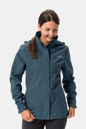 Vaude Rosemoor II Regenjas Blauw 44