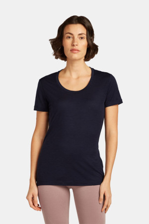 icebreaker Merino 150 Tech Lite Scoop T-shirt Dames Blauw S