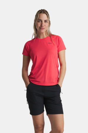 Rab Sonic T-Shirt Dames Roze 10