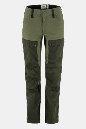 Fjällräven Keb Trousers Curved Outdoorbroek Dames Groen 38 Regular