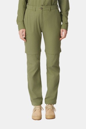 Ayacucho Jungle Travel Zip-Off II Afritsbroek Dames Groen 40 Long