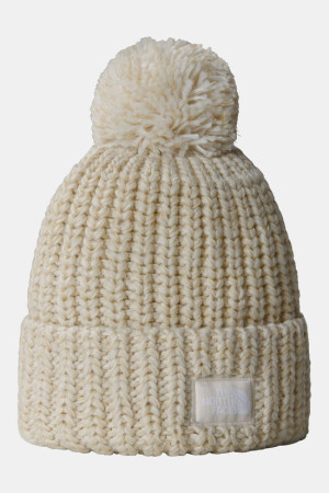 The North Face Cozy Chunky Cabin Beanie Muts Dames Wit One size