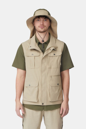 Ayacucho Jungle Travel Vest II Bodywarmer Bruin L