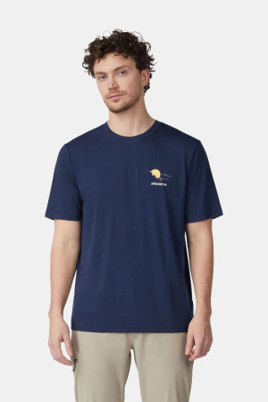 Ayacucho Mountain View T-Shirt Blauw S