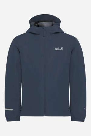Jack Wolfskin Flaze Jacket K Hardshell Jas Junior Blauw 164