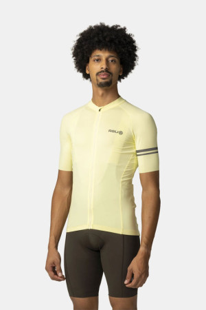 AGU Solid Jersey Fietsshirt Geel L