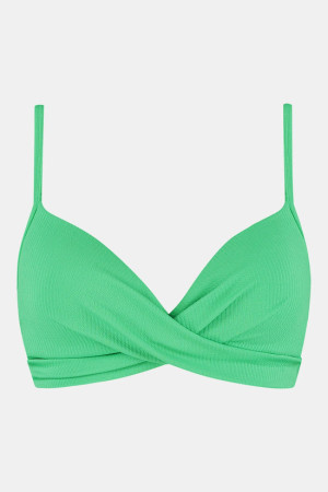 Beachlife Twist Bikini Top Dames Groen 42C