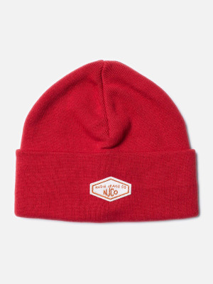 Nudie Jeans Beanie NJCO Red onesize