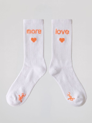 glore More Love Socken Weiß 39-42