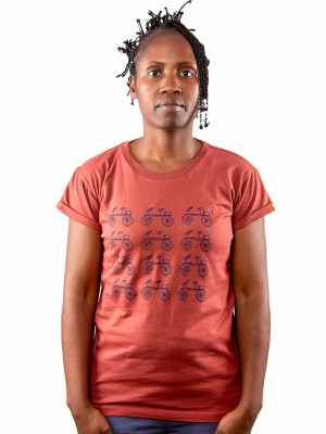 Kipepeo Clothing Damen BAISIKELI Marsala M