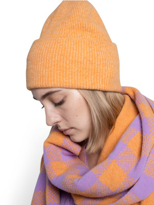 WOOLISH Lara Merino Hat orange onesize