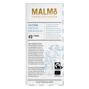 Malmö Chokladfabrik Tafel 100g Saltstänk/Salzstückchen