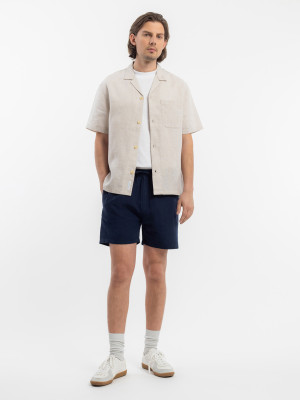Rotholz Linen Bowling Shirt Nature White XL