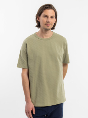 Rotholz Tonal Check T-Shirt Seafoam Green M