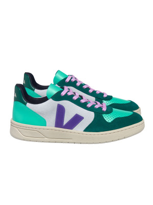 VEJA V-10 Leather Multico Swan Purple Pierre 40