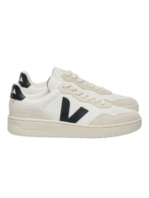 VEJA V-90 O.T. Leather Men White Black 42