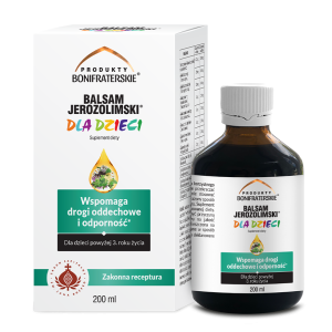 Produkty Bonifraterskie BALSAM JEROZOLIMSKI® DLA DZIECI 200 ml - Oficjalny Sklep