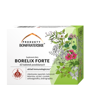 Produkty Bonifraterskie BORELIX FORTE 60 tabletek powlekanych - Oficjalny Sklep