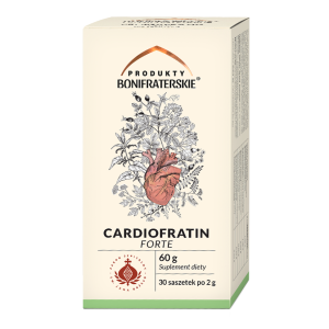 Produkty Bonifraterskie CARDIOFRATIN FORTE 30 saszetek po 2 g - Oficjalny Sklep