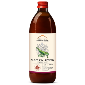 Produkty Bonifraterskie ALOES Z MIĄŻSZEM SOK 500 ml - Oficjalny Sklep