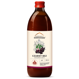 Produkty Bonifraterskie CZARNY BEZ SOK 500 ml - Oficjalny Sklep