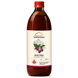 Produkty Bonifraterskie MALINA SOK 500 ml - Oficjalny Sklep