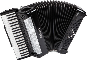 <b>Roland FR-8X BK PRO Acordeón Electrónico de Teclas Negro TOPO GAMA Pantalla LCD a Color + Funda</b>