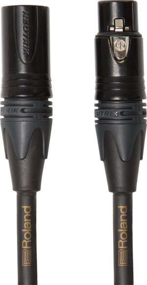 <b>Roland RMC-G25 GOLD Series NEUTRIK</b> Cable Micrófono XLR Balanceado 7.5m <b>Garantia Vitalícia</b>