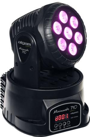 Algam Lighting  Mini Wash 710 LED 7 x 10W RGBW