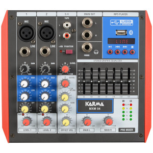 Karma  4 Canais USB/Bluetooth KM-MXM04