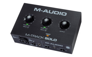 M-Audio M-Track Solo Interface Áudio USB 2 Canais
