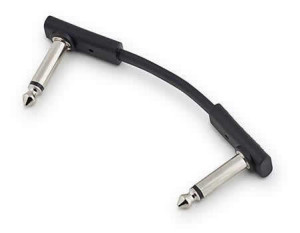 Rockboard  Flat Patch Cable Black 5 cm