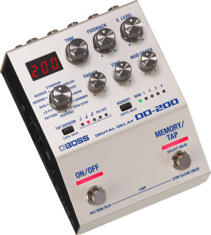 <b>BOSS DD-200 DELAY DIGITAL c/ Looper 32-bits 96kHz</b> Pedal de Delay
