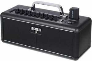 <b>BOSS KATANA AIR Combo Guitarra Eléctrica Wireless 30W com BOSS WL-T</b> Combo a transístor