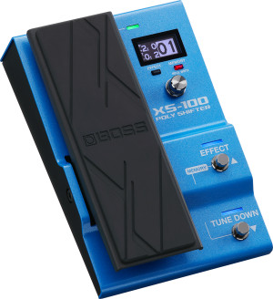 <b>BOSS XS-100 POLY SHIFTER + Visor LCD + Pedal Expressão</b>  Pedal de efeito