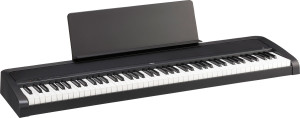 Korg B2 Preto Piano Digital Portátil para Iniciantes Piano Digital
